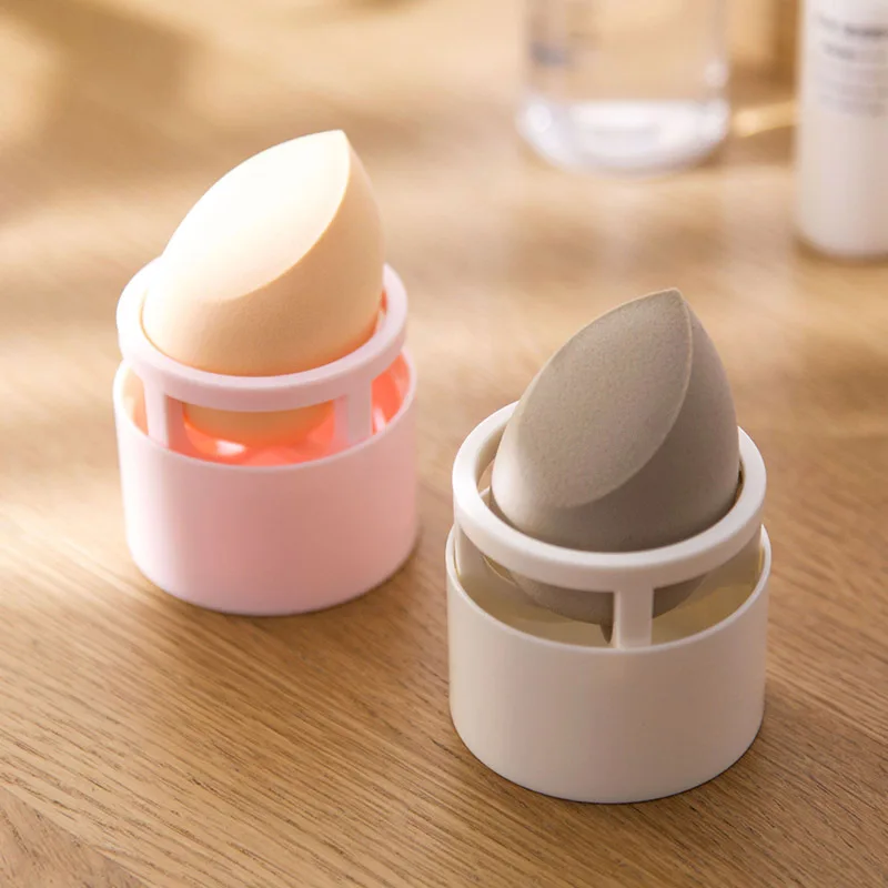

Beauty Makeup Sponge holder Stand Drying Powder Puff Rack egg stand make up sponge Organizer holder case Tools