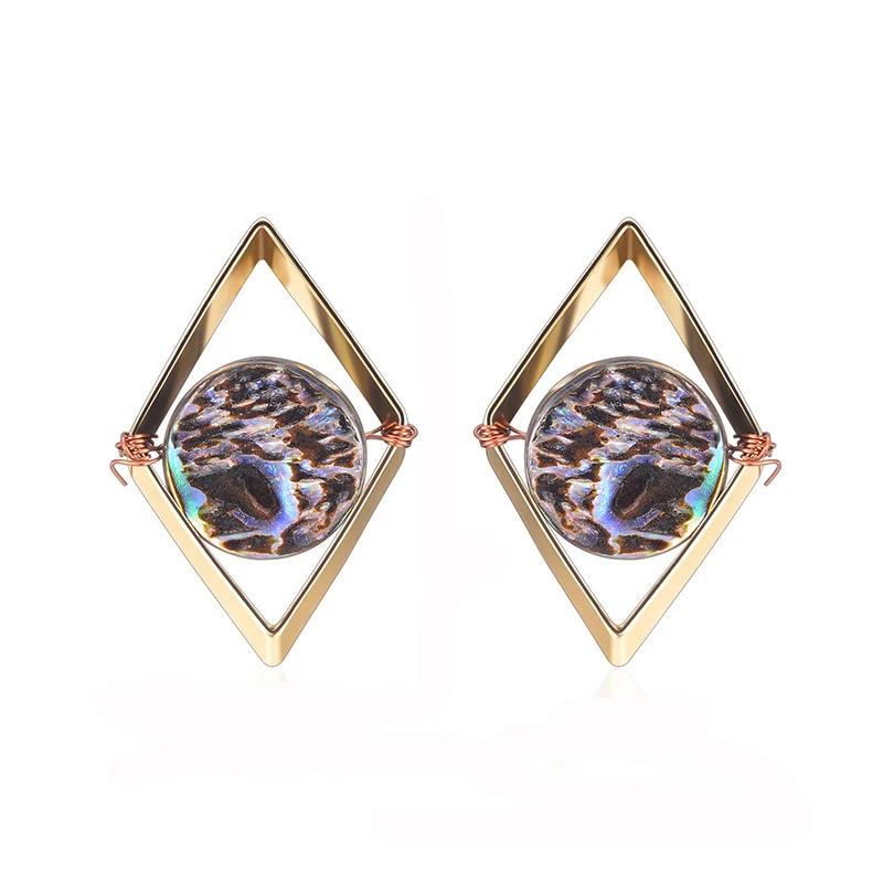 NJ модные серьги в стиле панк двусторонний круглый Болтовая шпилька мужские