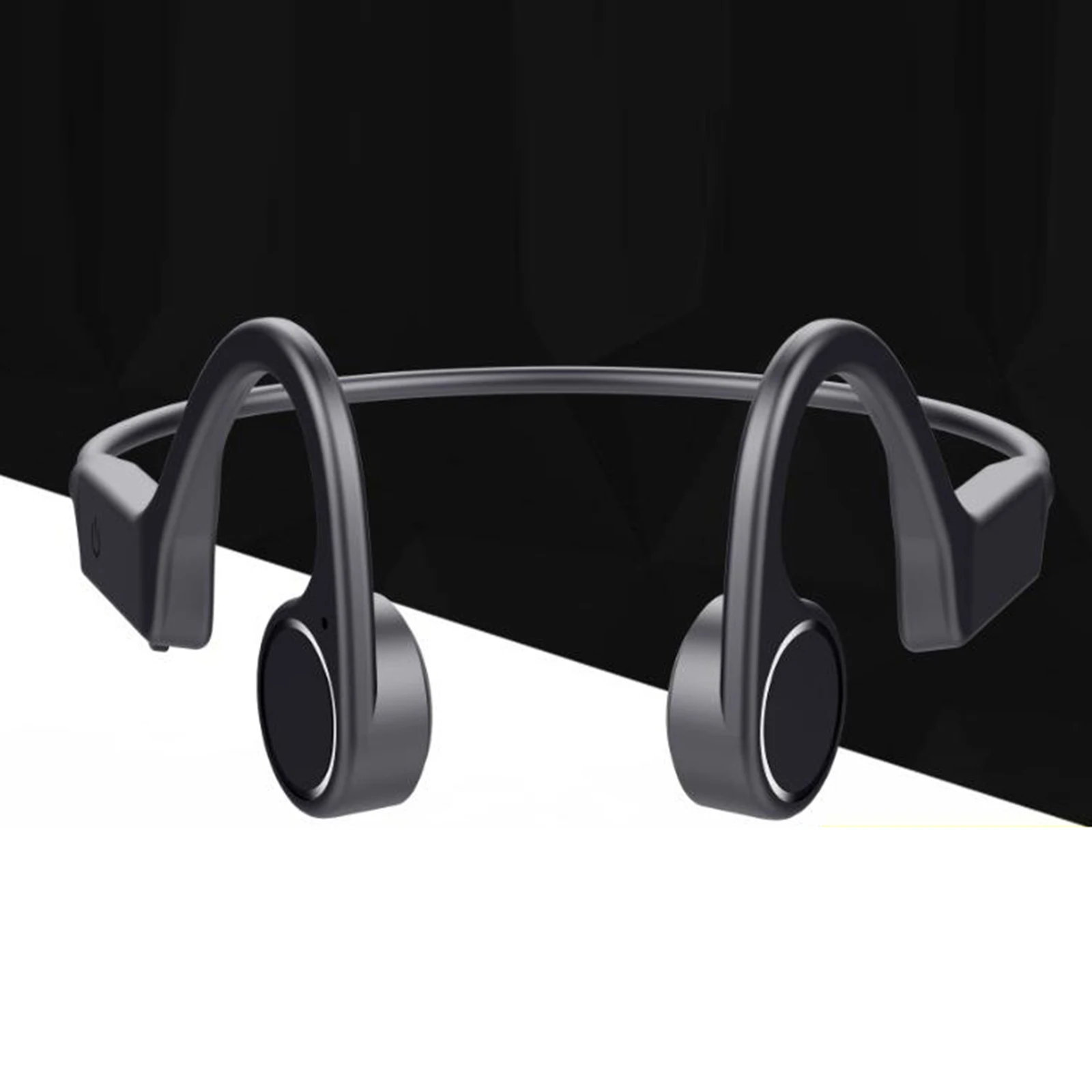 

Складные наушники с шейным ободом Bluetooth 5,0, стереонаушники, время воспроизведения 6 часов, 25 Гб, черные