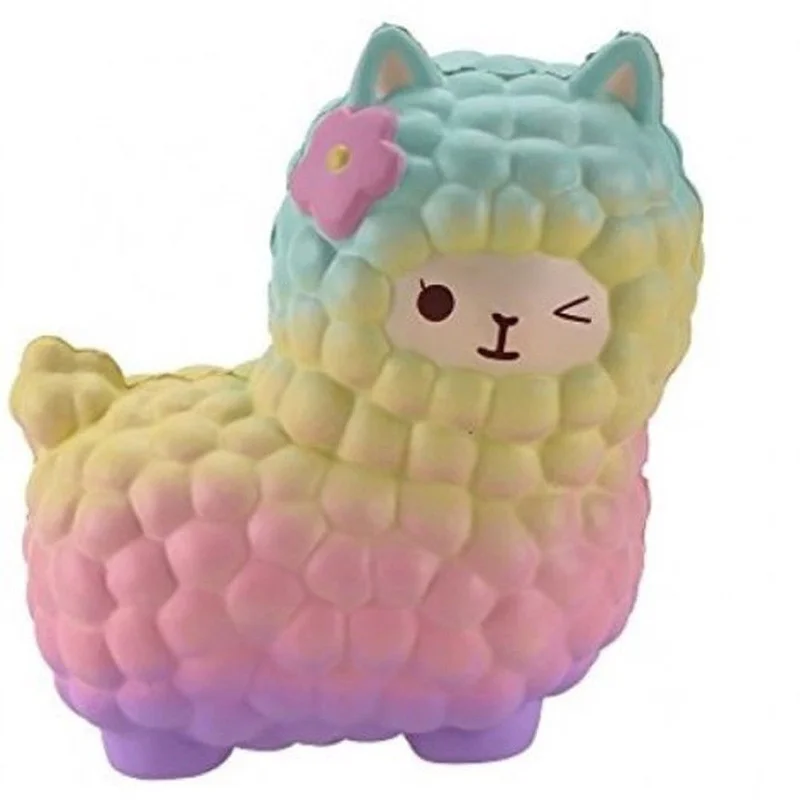 

Jumbo Sheep Squeeze Toys Squishy Alpaca Galaxy Decompression Toys Super Slow Rising Scented Gift Animal Toys for Kid Children