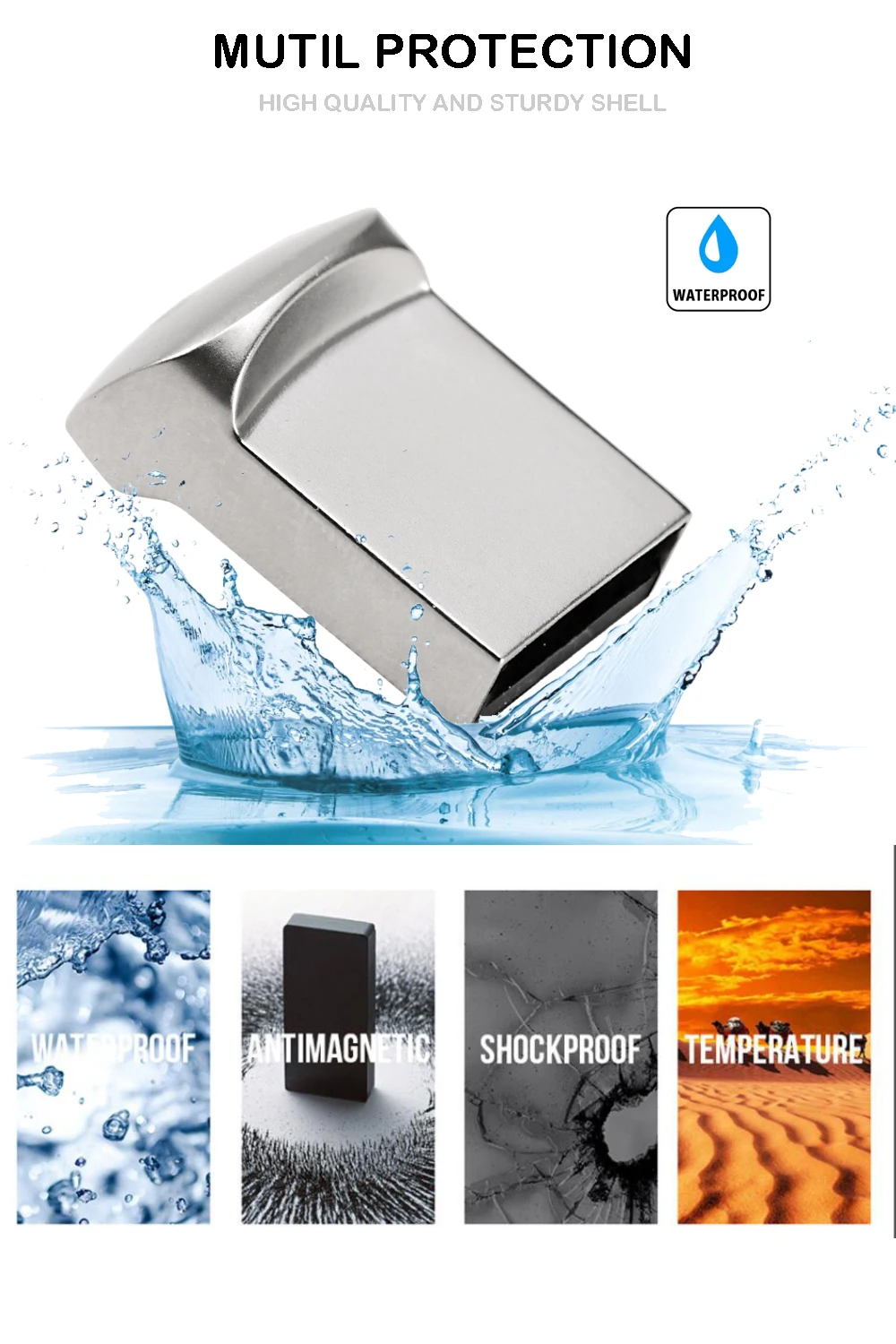 JASTER флэш-диск ультра мини USB флеш-накопитель карта памяти, Флеш накопитель 4 ГБ 16 ГБ 32 ГБ 64 ГБ 128 ГБ Флешка флеш-накопитель с веревкой