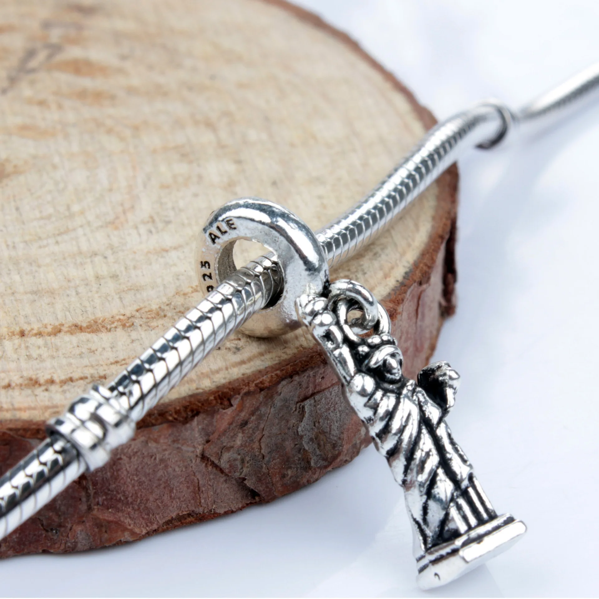 5 шт. ювелирные аксессуары сделай сам Посеребренная Статуя Свободы подвесные