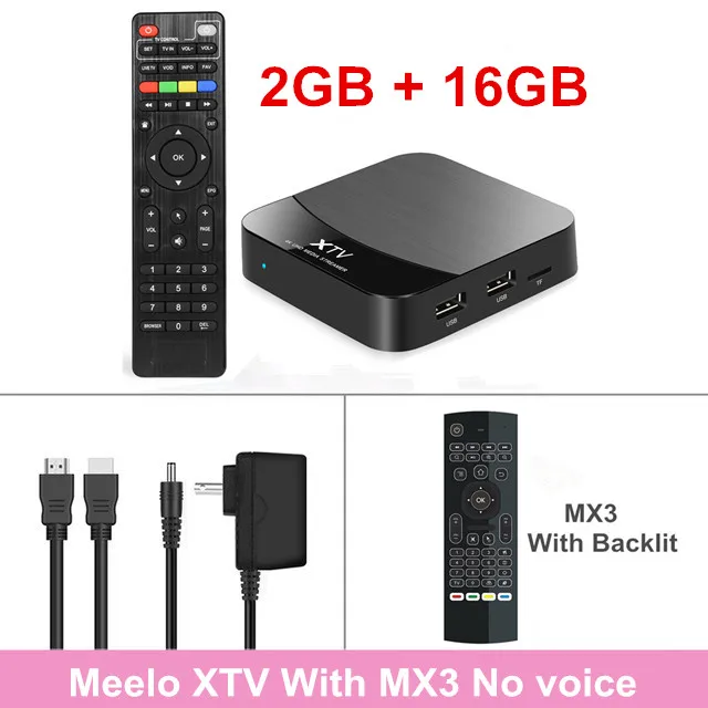 MEELO PLUS X ТВ Смарт Сталкер IP ТВ XTREAM коды ТВ коробка Android 7,1 Amlogic S905X 2 Гб 16 Гб телеприставка 2,4G/5G Wifi медиаплеер - Цвет: 2GB16GB MX3