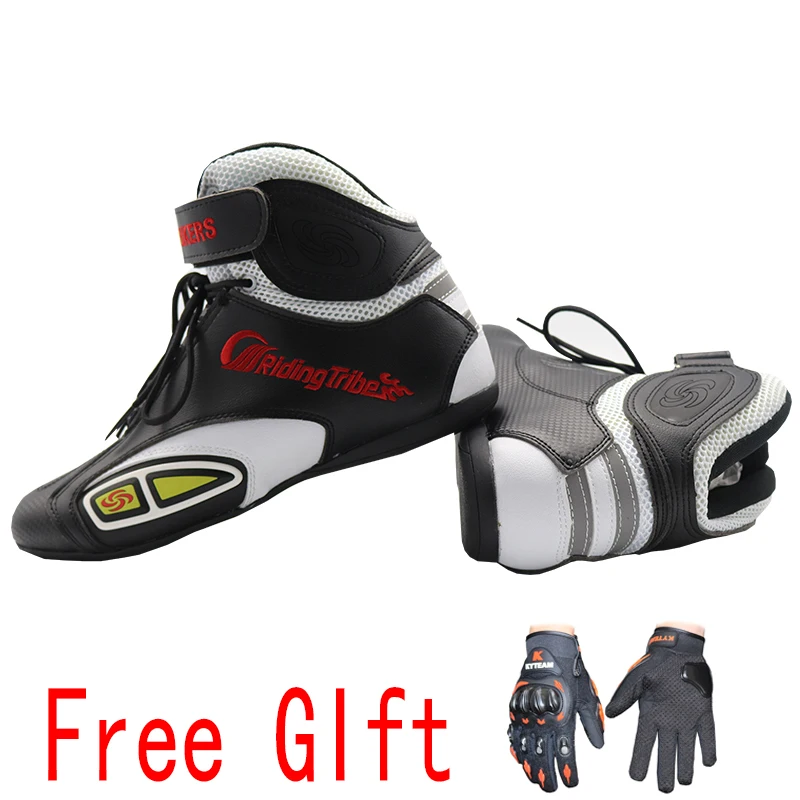 Теплые высокие ботинки в байкерском стиле износостойкие из микрофибры для