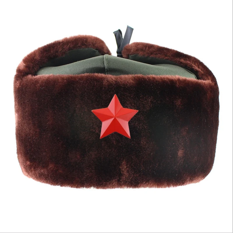 WZCX советский военный значок пилот охотничий солдат ветрозащитная ушанка для