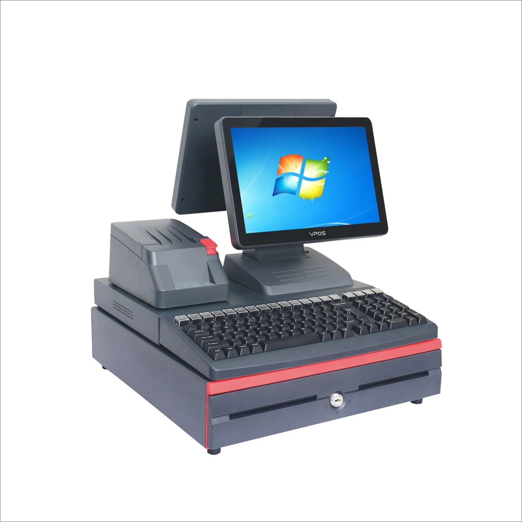 V1III двойной экран все в одном pos-машина Экономичная цена Высокое качество |