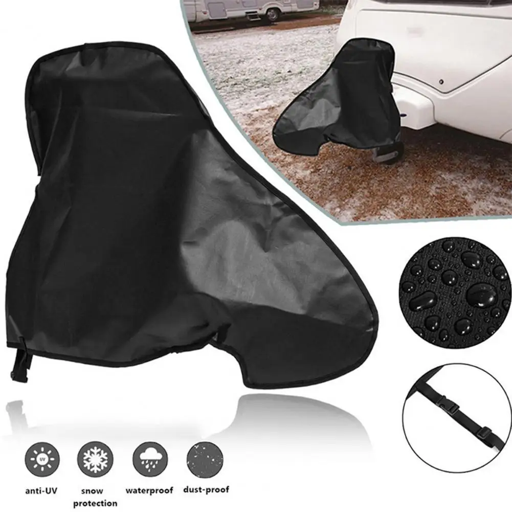 

Waterproof PVC Buckle Design Rain Snow Dust Protector Caravan Towing Hitch Cover for Tailer