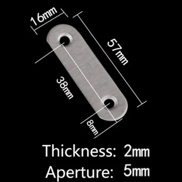10 шт. плоские прямые скобы из нержавеющей стали ремонтные пластинки для ремонта