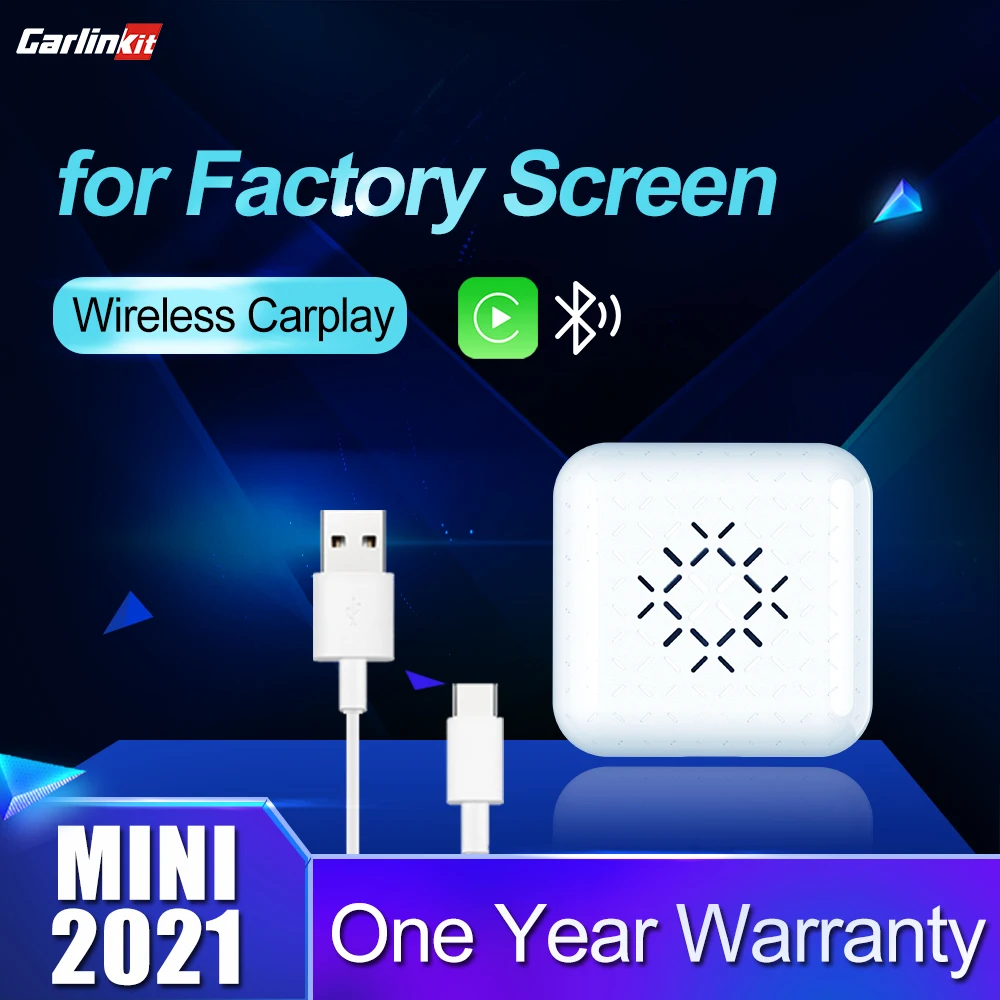 Беспроводной USB-ключ для автомобиля Apple Carplay Mini Carlinkit 3, IOS, адаптер для синхронизации, приложение для iphone, медиаплеер, Wi-Fi, подключение - изображение