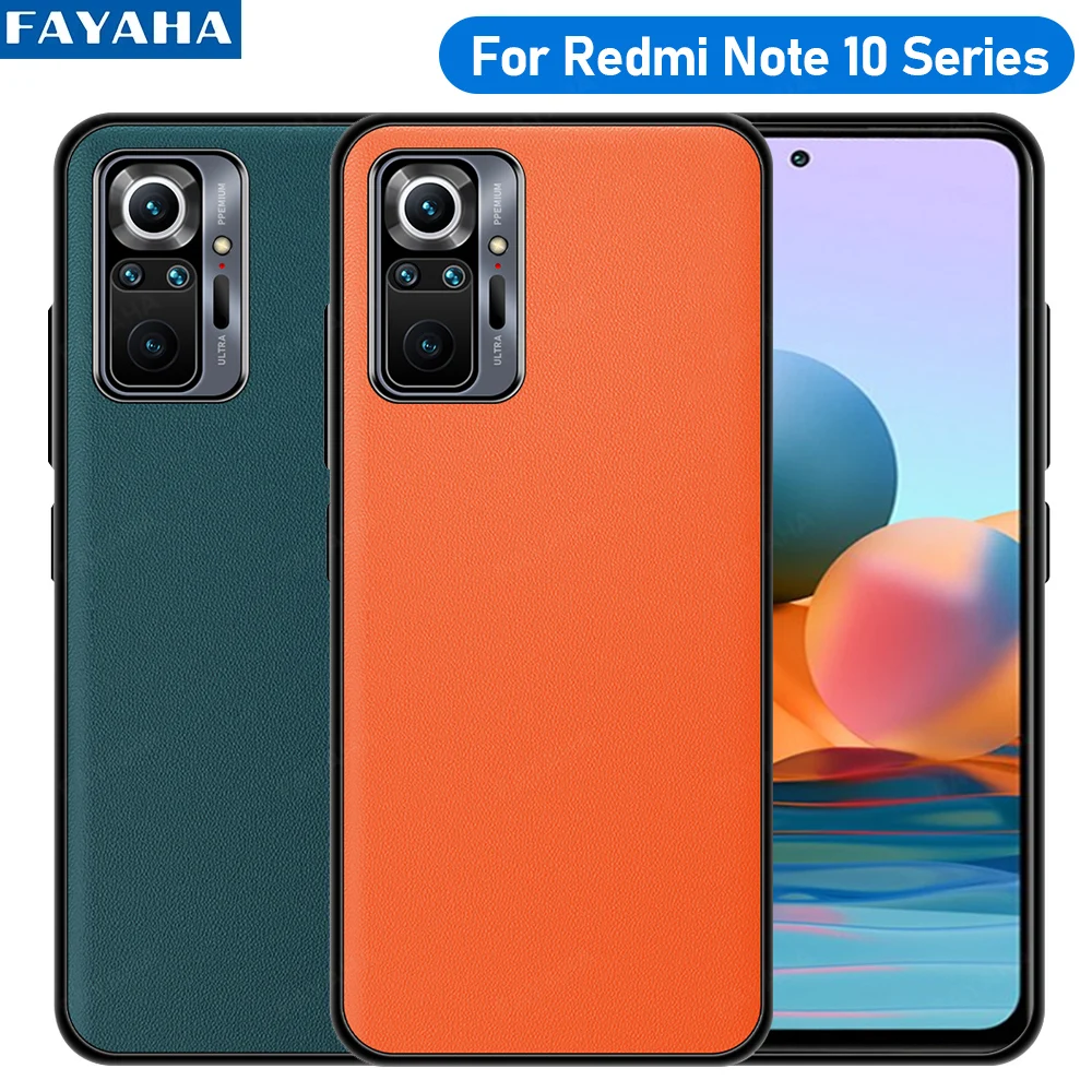 

Capa For Redmi Note 10 10S Pro Max 5G Case Leather Shockproof Ultra Thin Back Cover For XiaomiMi 11 10T Pro POCO M3 X3 NFC Case