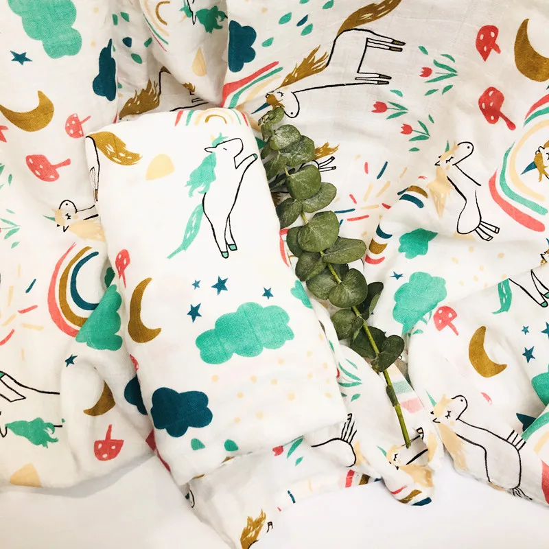 D детское муслиновое Пеленальное Одеяло качественное лучше чем Aden Anais