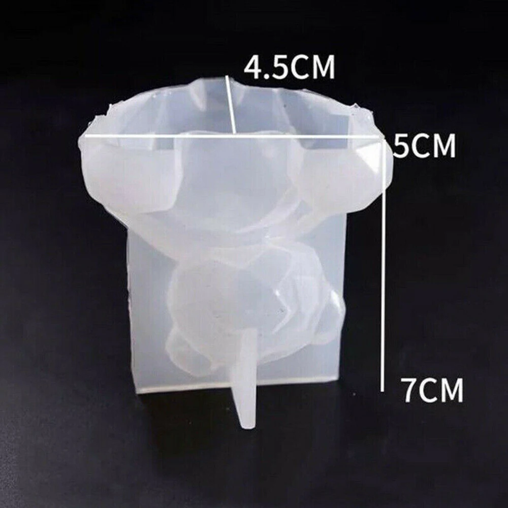 3D силиконовая форма для милого медведя кристаллическая эпоксидная