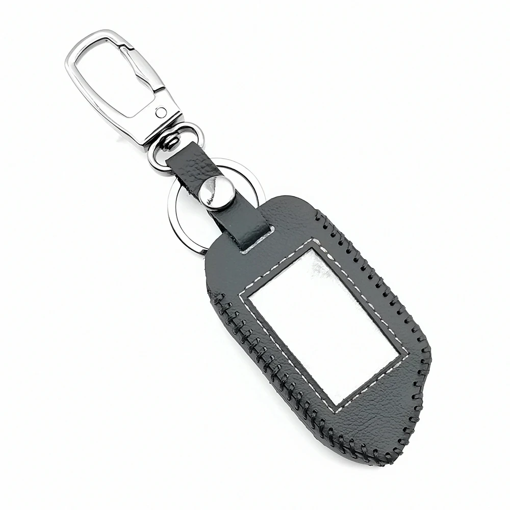 Новинка 2019 стильный кожаный чехол для автомобильной сигнализации с 2-сторонним