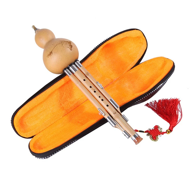 Китайский бамбук Хулуси тыква тыквы ручной работы флейта этнический музыкальный