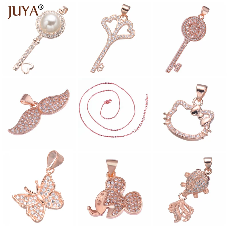 Juya новые модные милые животные Микки Кот рыба птица подвеска Подвески с ключиками для самостоятельного изготовления ювелирных изделий bedels voor Изготовление ювелирных изделий