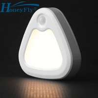 honeyfly led motion sensor nightlight 1 5w warm white smart night light portable automatic for wardrobe stairs corridor