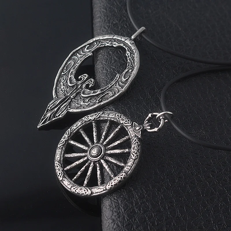 Популярные игры кровяное ожерелье ворона значок охотника женщин мужчин Мода