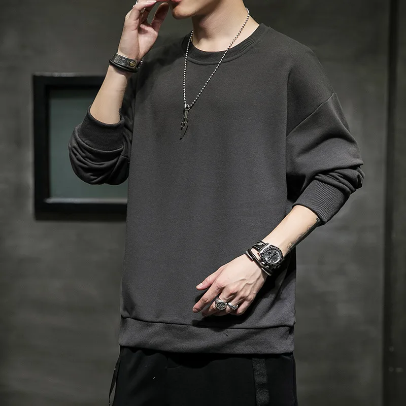 

Men's long sleeve T shirt autumn popular logo 2020 new loose fashion autumn clothes clothes autumn clothes bottom top
