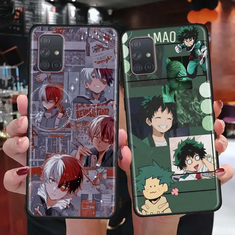 My Hero Academia Soft TPU Case For Samsung Galaxy A51 A50 A71 A21s A31 A41 A10 A70 A30 A20e A40 A12 A02s Cover Coque Fundas