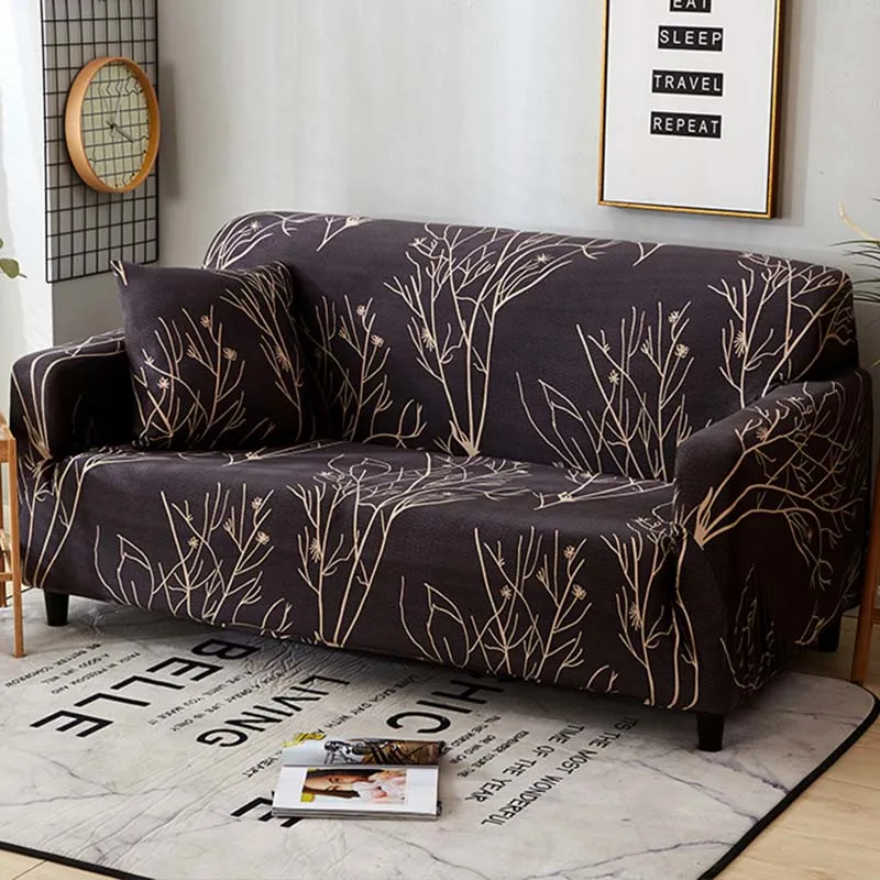 

Living room L-shaped sofa cover Couch cover flexible section 1/2/3/4 seat corner sofa cover Universal sofa cover
