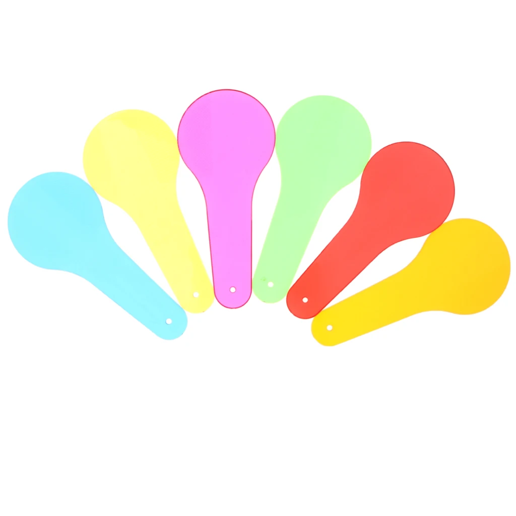 6 шт Пластиковые Детские Цвет фильтровальная пластина оптический Детская