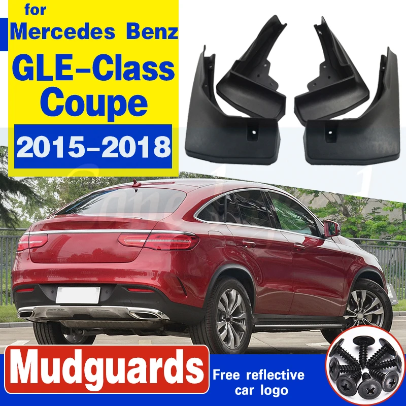 

Car Mudflap for Mercedes Benz GLE Class Coupe C292 2015~2018 With pedal Fender Mud Flaps Guard Splash Flap Mudguards Accessories