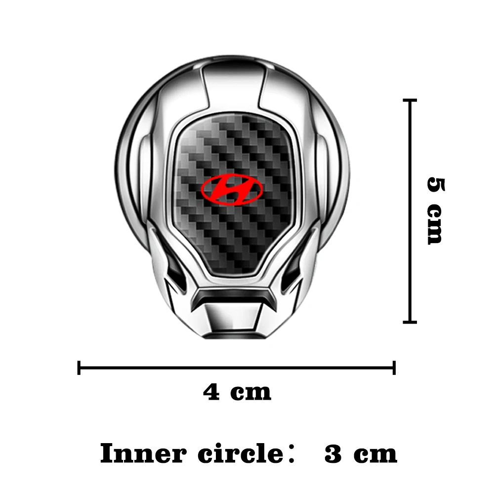 Логотип автомобиля крышка переключателя старт-Стоп двигателя кольцо зажигания