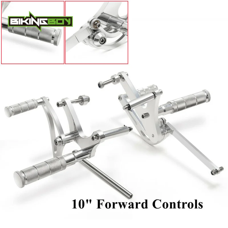 

BIKINGBOY 10" Forward Control For Honda VF 750 C CD Magna 94 95 96 97 98 99 00 01 02 03 Rear Sets Foot Pegs Rests Aluminium Set