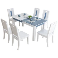 dining table modern minimalist dining table and chair combination creative modern size tempered glass dining table