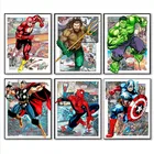 DIY 5D алмазов картина с принтами 