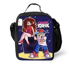Детская Изолированная обеденная сумка Funkin для игр по пятницу и вечеринку, тоут, термос, охлаждающая коробка для еды и обеда