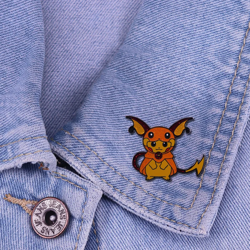 Милые эмалированные булавки с рисунком манги животных эльфов элфов Мультяшные