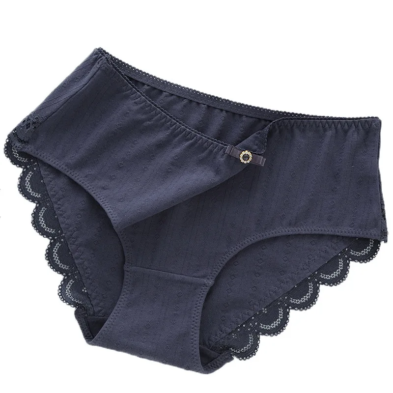 

Spring And Summer Underwear Women Lace Sexy Briefs Low Waist Breathable Lingerie Comfortable Cotton Documents Ladies Panties