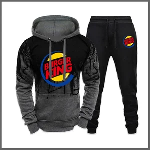 Men's Ink-Splashing Printed Hoodie And Two-Piece Pants Men's Casual Suit Men's Tracksuit Set Men's Clothing 10 item image