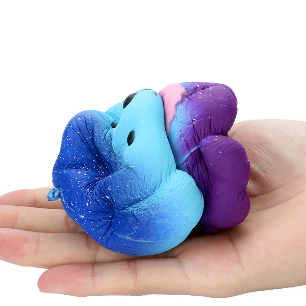 

Cute starry sky puppy decompression toy slow rebound PU toy Squishies Galaxy Puppy slowly rising fruit fragrance stress relief F