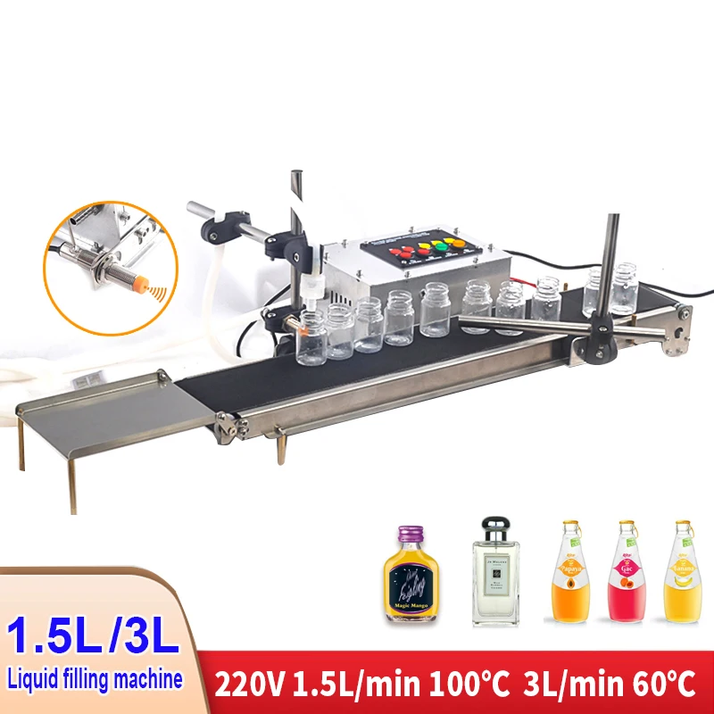 Автоматический наполнитель конвейерной ленты одноголовочная машина для розлива