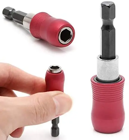 

60mm 1/4 Inch Hex Shank Quick Release Screwdriver Bit Holder Extension Bar