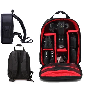 for dslr slr camera waterproof backpack rucksack bag case for canon nikon sony free global shipping