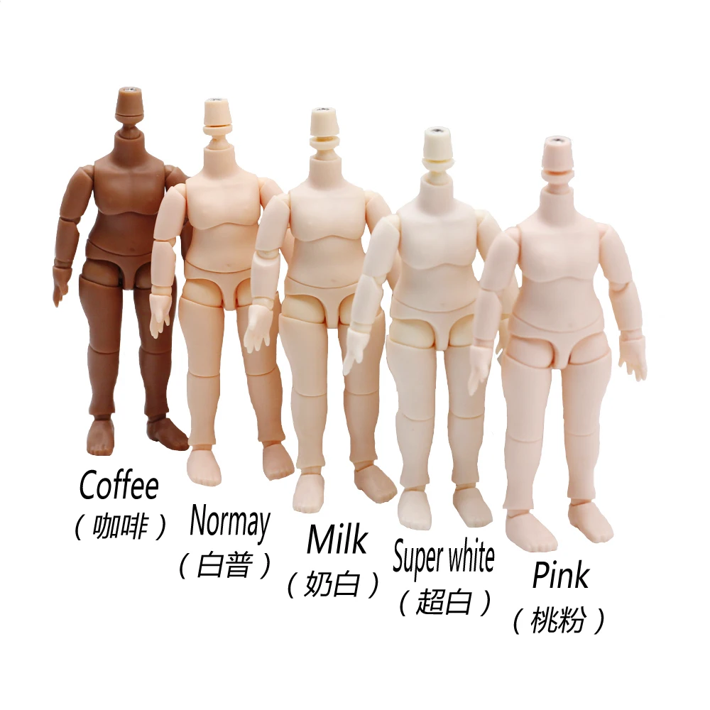

New Style 1/12 BJD Doll Toys DOD BJD Body Suitable for GSC Head ob11 BJD Body Spherical Joint Doll Toy Hand Set