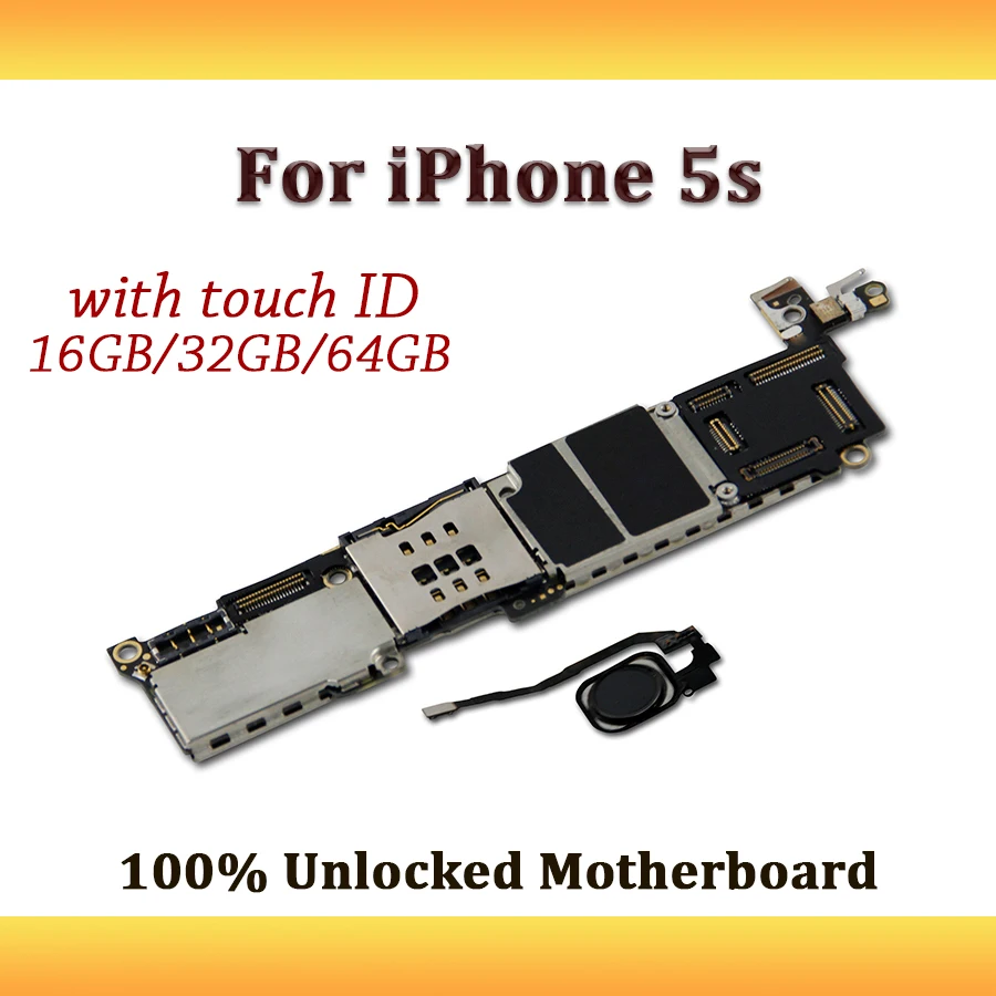 Материнская плата Clean icloud для iphone 5s с Touch ID 100% разблокированная логическая IOS