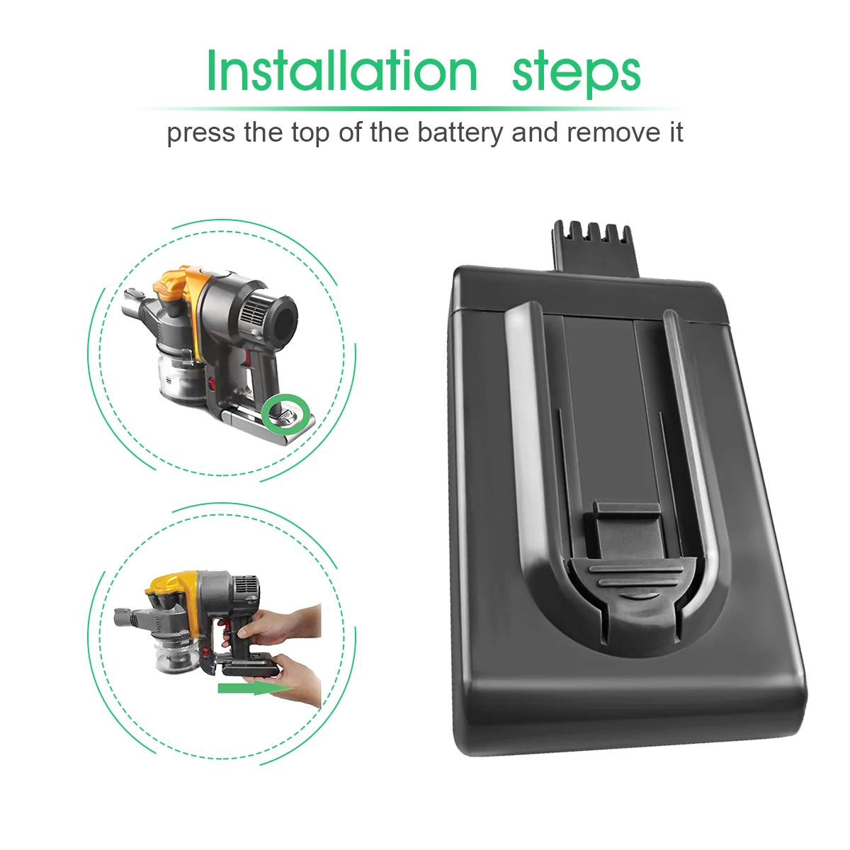Аккумулятор Battool для Dyson DC16 DC12 12097 BP01 912433-01 3500/5000 мАч 21 6 в литий-ионный аккумулятор