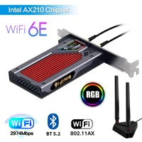 intel ax210ngw pcie wifi adapter 2 4g5g6ghz 802 11axac bluetooth 5 2 wi fi 6e wireless network wlan card desktop windows 10