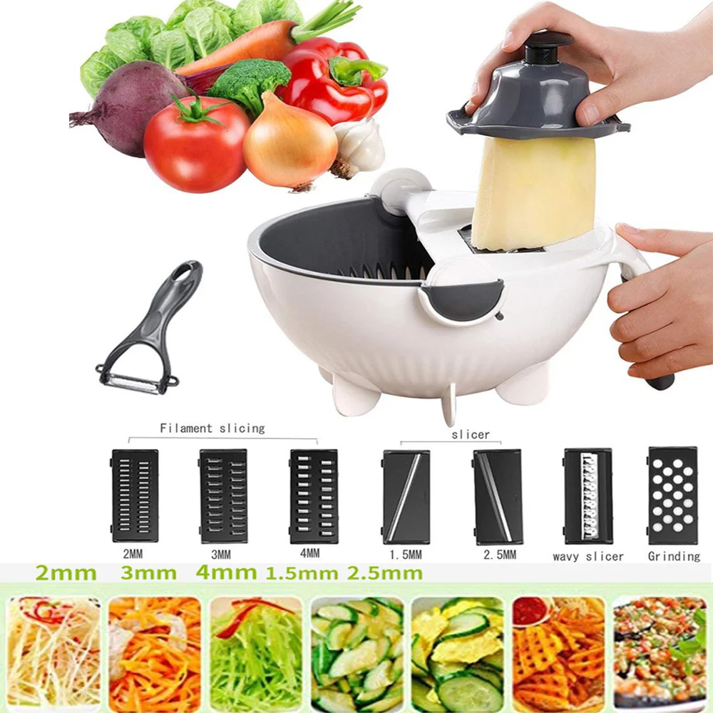

9 In 1 creative plant cutter potato dilution advisers Chopper colours store stuff accessories