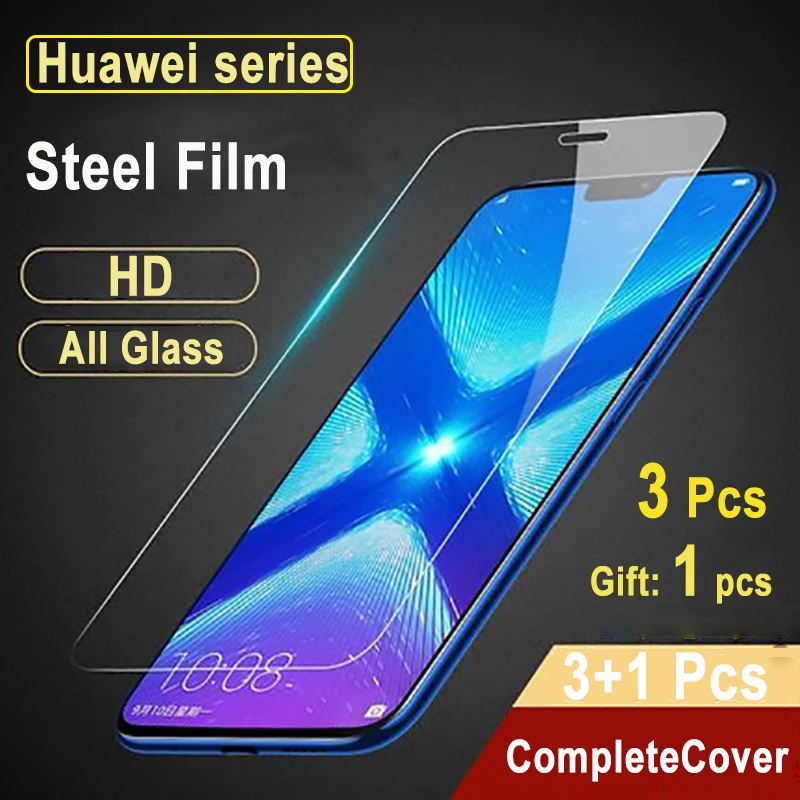 

3Pcs Tempered Glass For Huawei honor 20i 20S X10 Protective Glass Honor 8A 8X 9A 9X X9 Pro Screen Safety Film