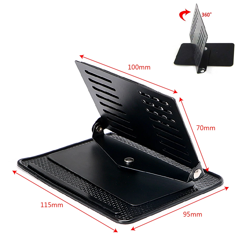 

Car Mobile Phone Holder Anti-slip Mat Dashboard Anti Slip Pad GPS Mount Bracket 360 Degree Rotatable Portable Silicone