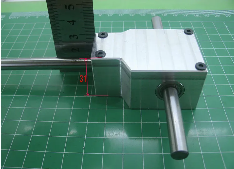 vender 90 Graus Reverser Espiral Chanfro Caixa De Engrenagens Pequena Relação Redução 1:1 Dupla Saída Eixo 8mm Redutor Montagem Diy Modelo Brinquedo