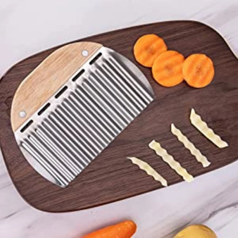 

Нож из нержавеющей стали для резки картофеля, картофеля фри, салата
