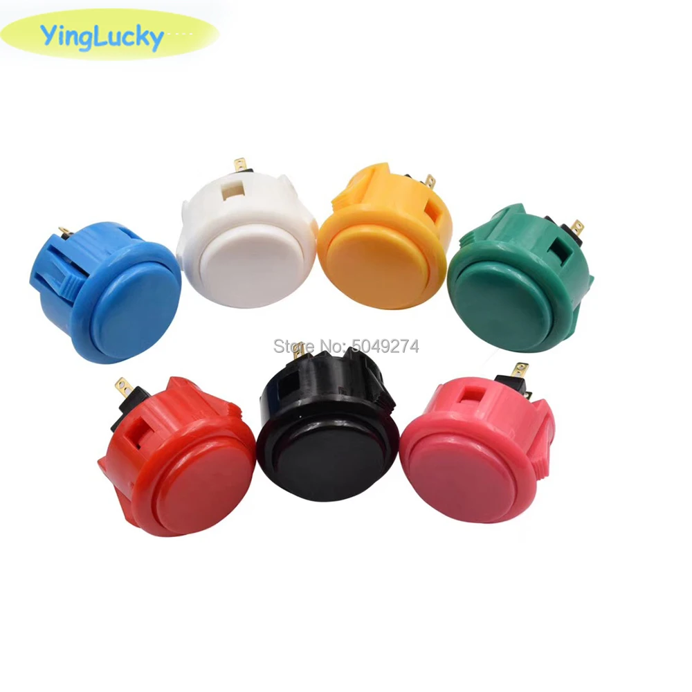 10 шт. новая копия sanwa obsf-30 button аркадная игра-меняющая Аркада 30 мм 24 кнопки игровые