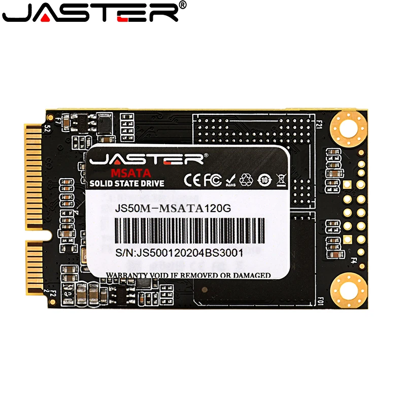 Внутренний жесткий диск JASTER SSD 256 ГБ MSATA твердотельный 64 Гб 128 512 120 16 для ноутбука и