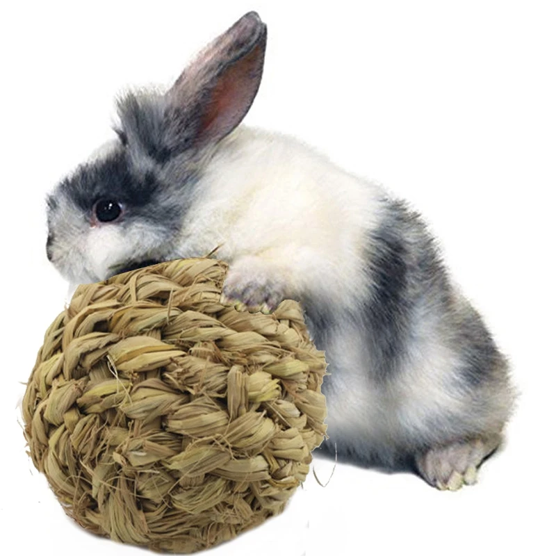 Фото Hot Sale Pet Chew Toy Natural Grass Ball with Bell for Rabbit Hamster Guinea Pig Tooth Cleaning Дом и сад Hot Sale Pet Chew Toy Natural Grass Ball with Bell for Rabbit Hamster Guinea Pig Tooth Cleaning Дом и сад